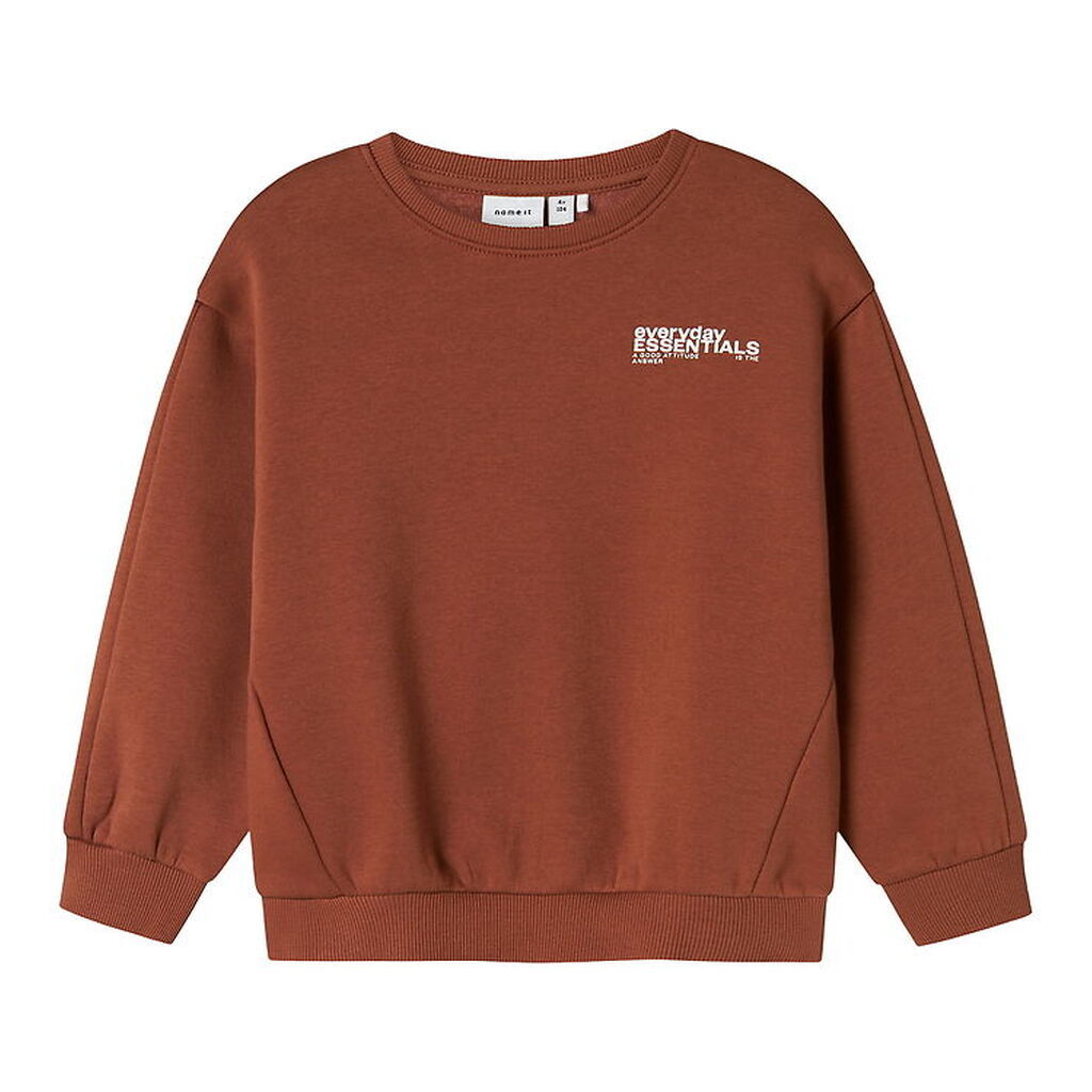 Name It Sweatshirt - NmmOkian - Carob Brown