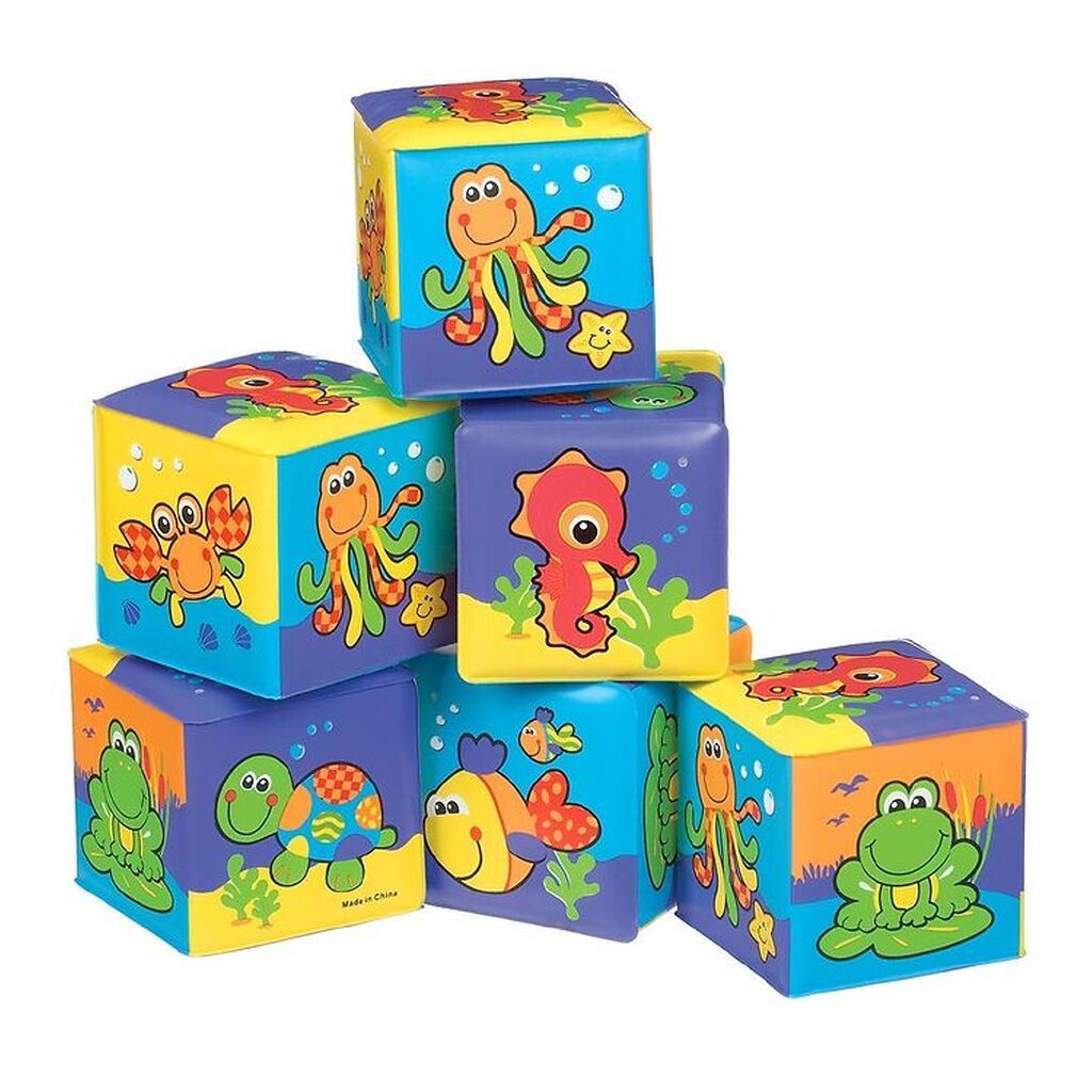 Playgro Badeklodser - 6 stk - Blå
