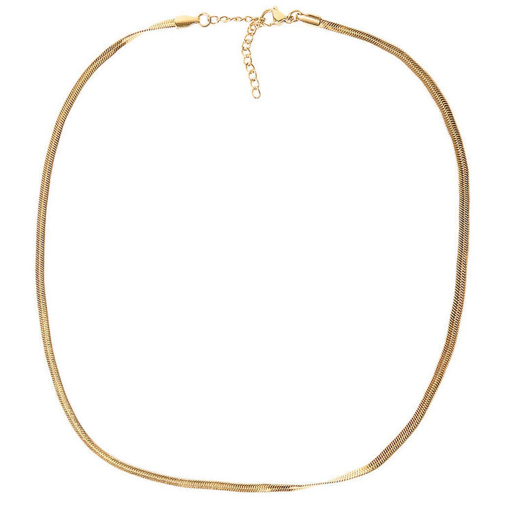 LMTD Halskæde - NlfFlat Mini - Gold Colour