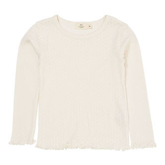 Copenhagen Colors Bluse - Pointelle - Cream
