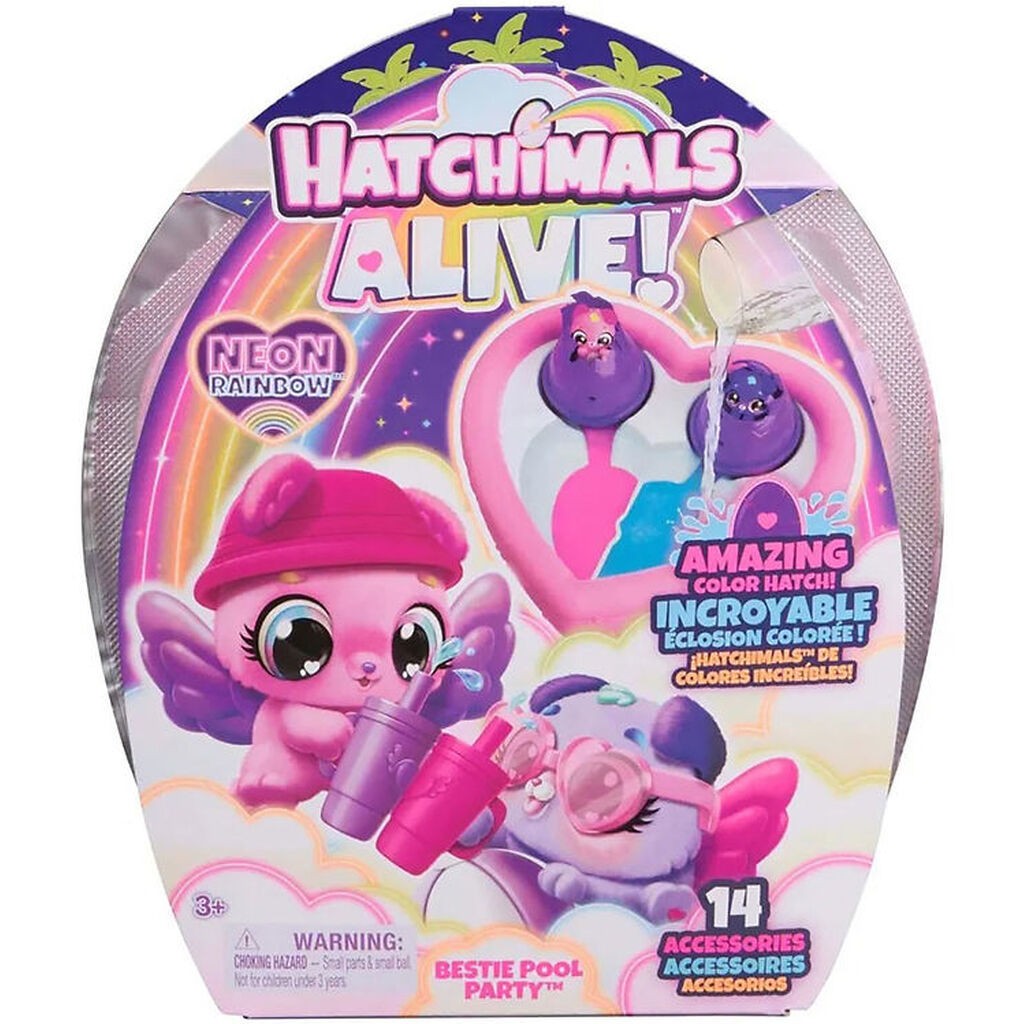 Hatchimals Legetøj - Alive Bestie Pool Party