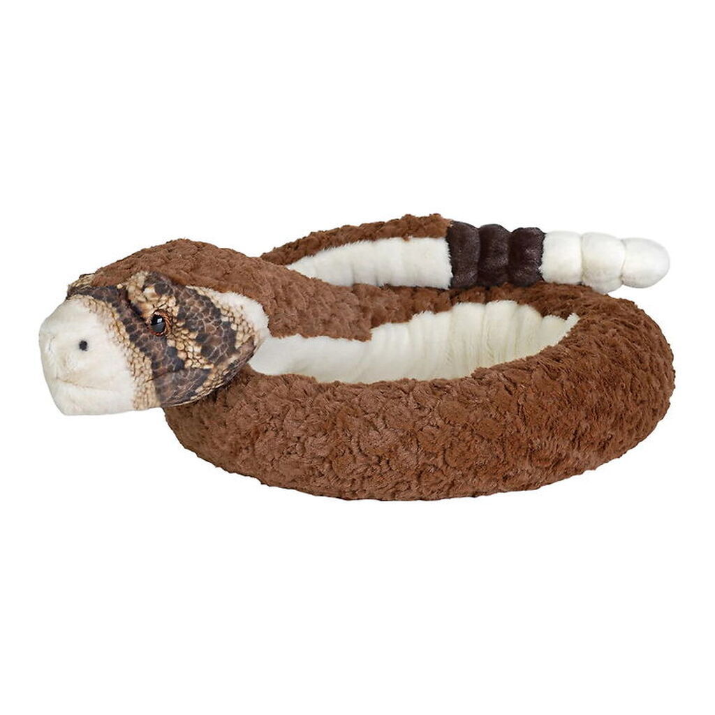Wild Republic Bamse - Luxury Rattle Slange - 140 cm - Brun