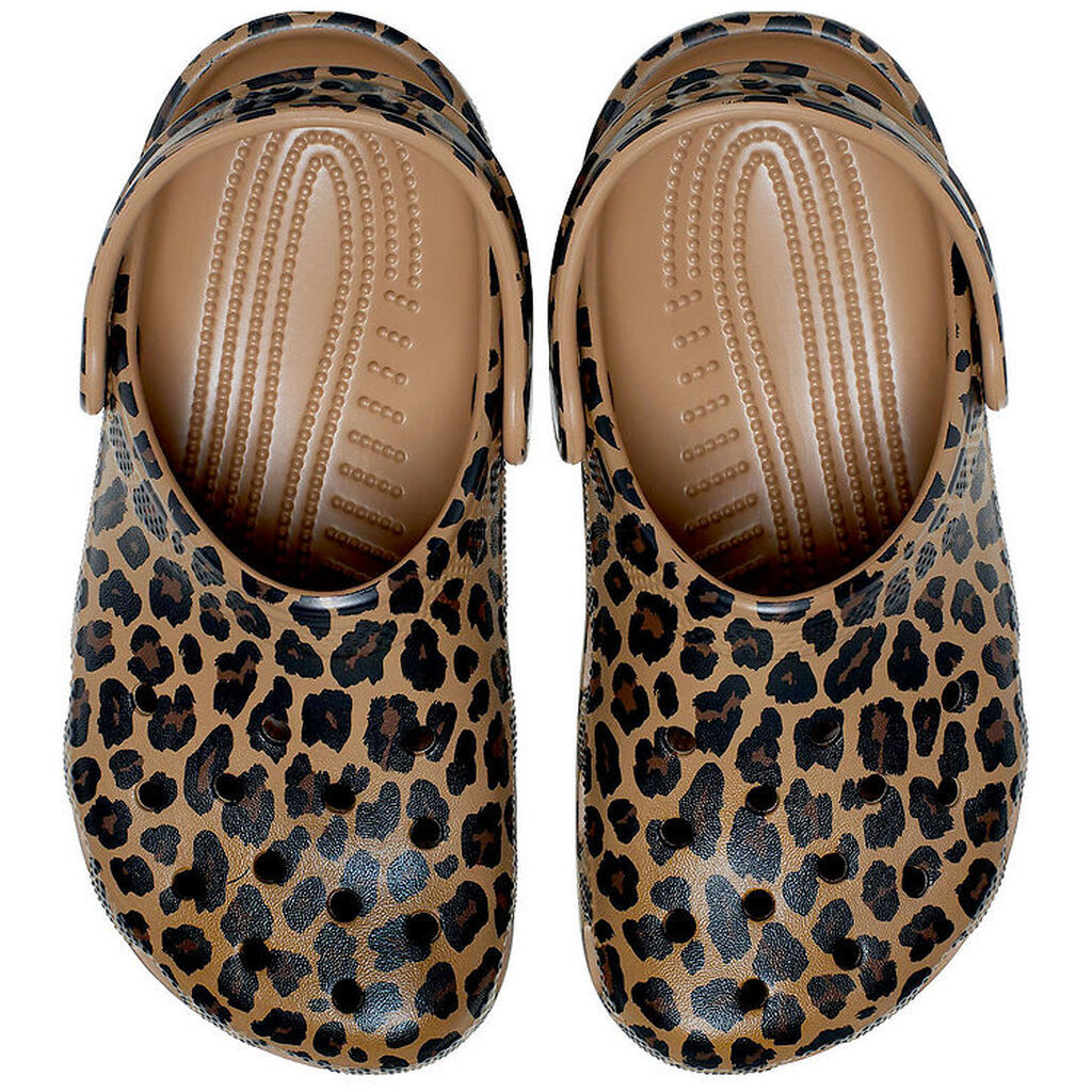 Crocs Sandaler - Classic Animal Clog K - Sepia/Leopard