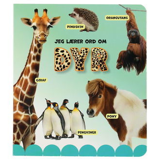 Forlaget Tukan Billedbog - Jeg Lærer Ord Om Dyr - DA
