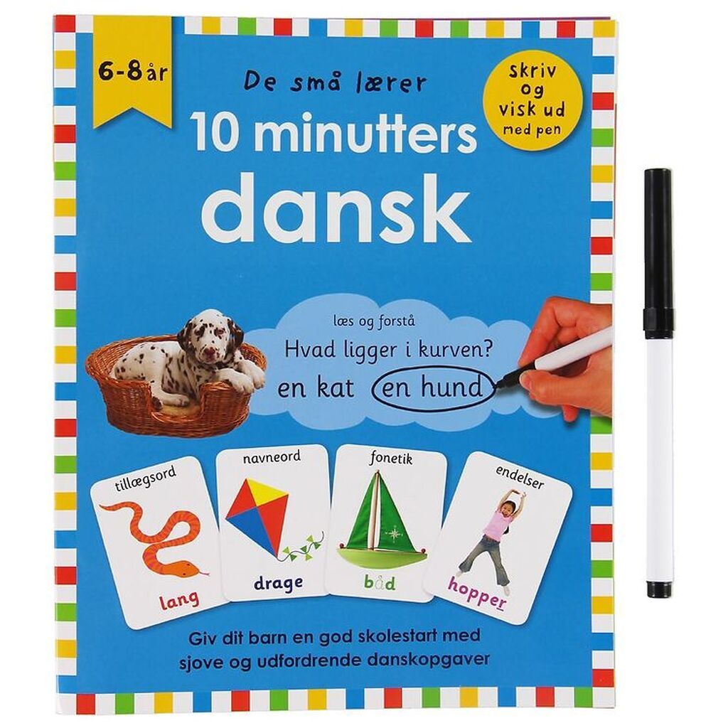 Alvilda Aktivitetsbog - Skriv og Visk ud - 10 Minutters Dan - Da