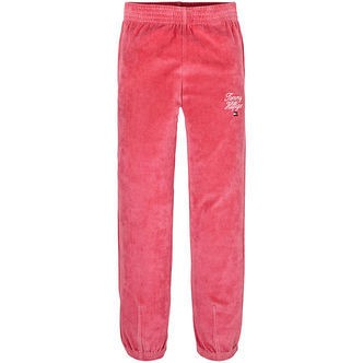 Tommy Hilfiger Velourbukser - Script - Heritage Pink