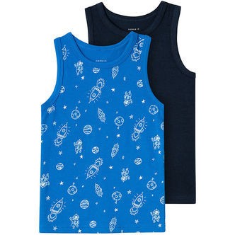 Name It Undertrøje - Noos - NmmTank Top - 2-pak - Skydiver