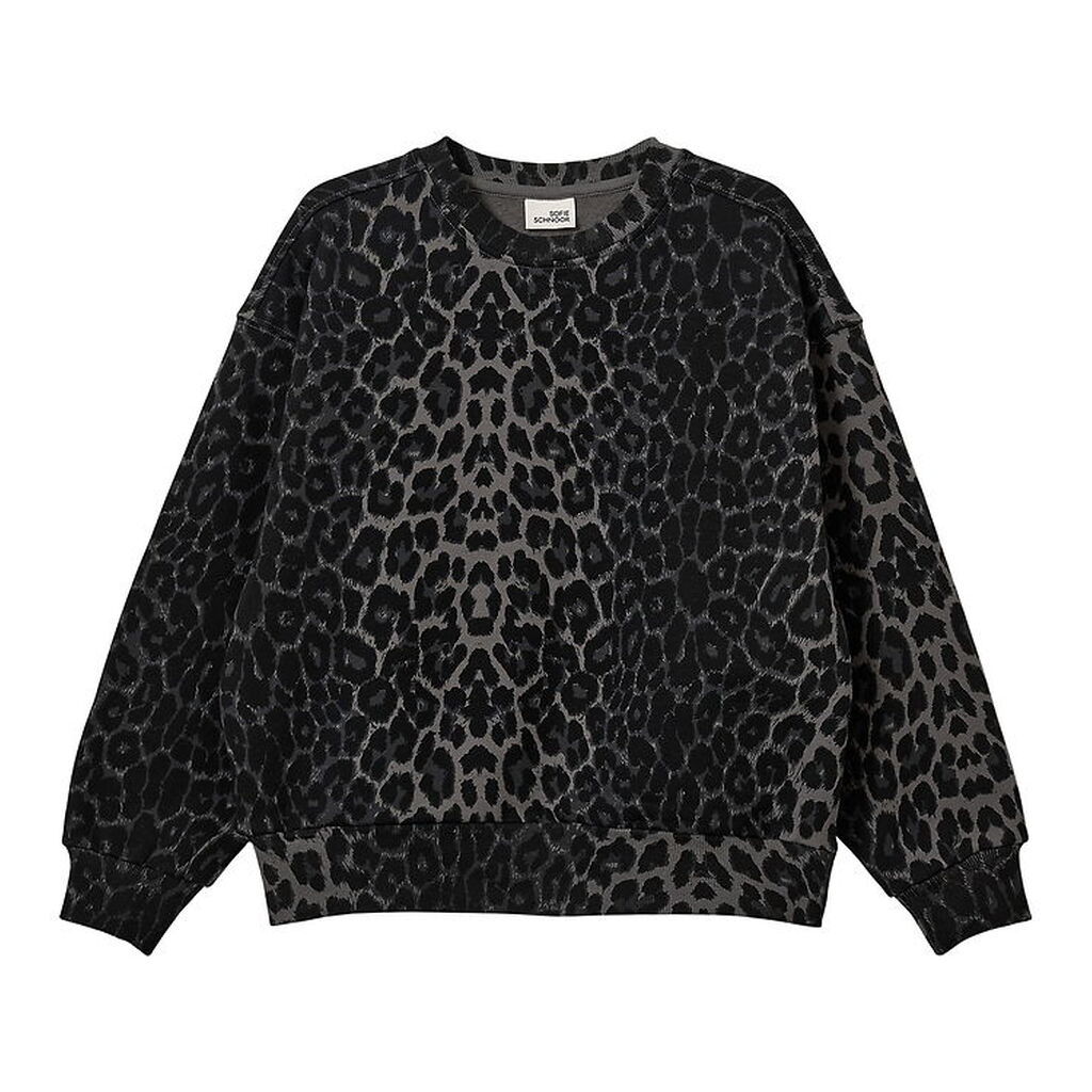 Sofie Schnoor Sweatshirt - Eli - Grey Leopard