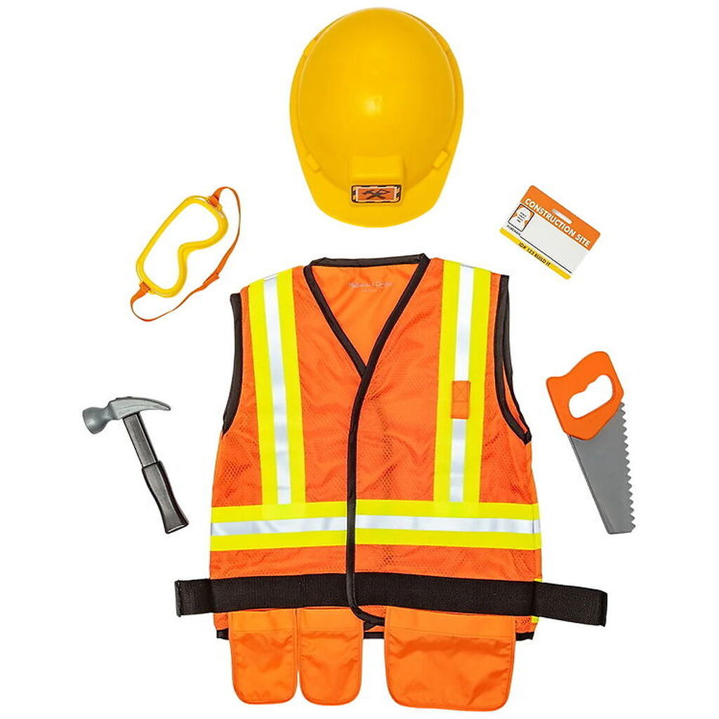 Melissa & Doug Udklædning - Byggearbejder-sæt - 6 Dele