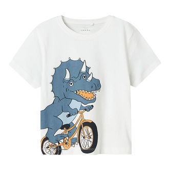 Name It T-shirt - NmmVilasse - Bright White/Bike
