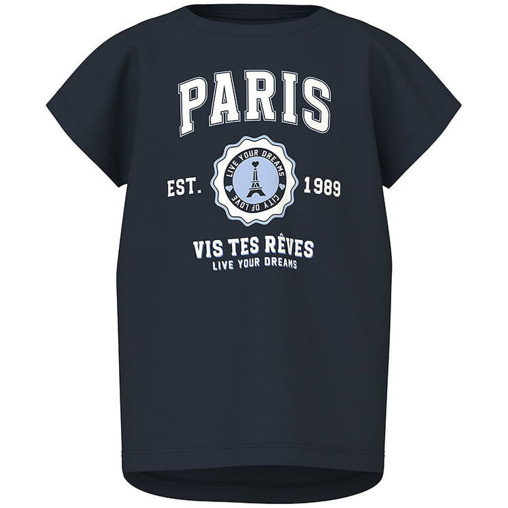 Name it T-shirt - Dark Sapphire/paris