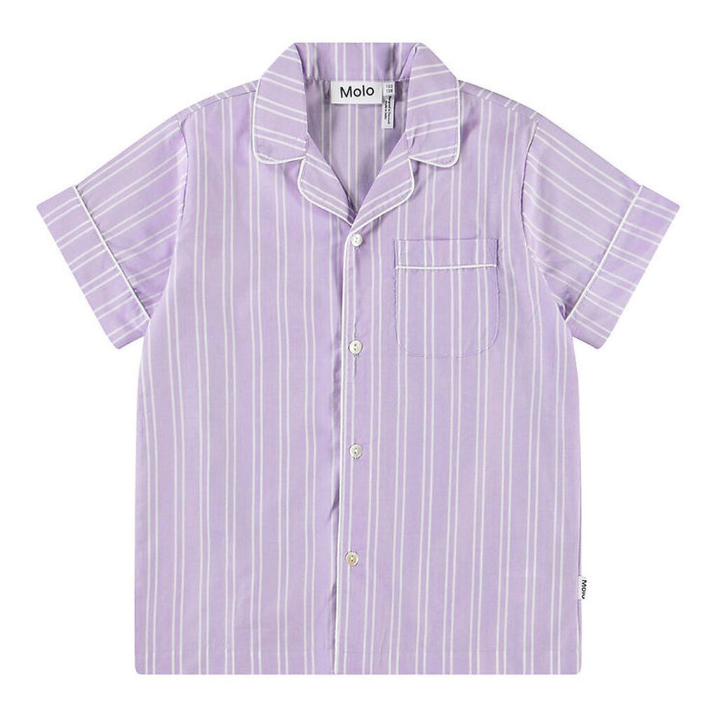 Molo Skjorte - Rara - Purple Rail Stripe
