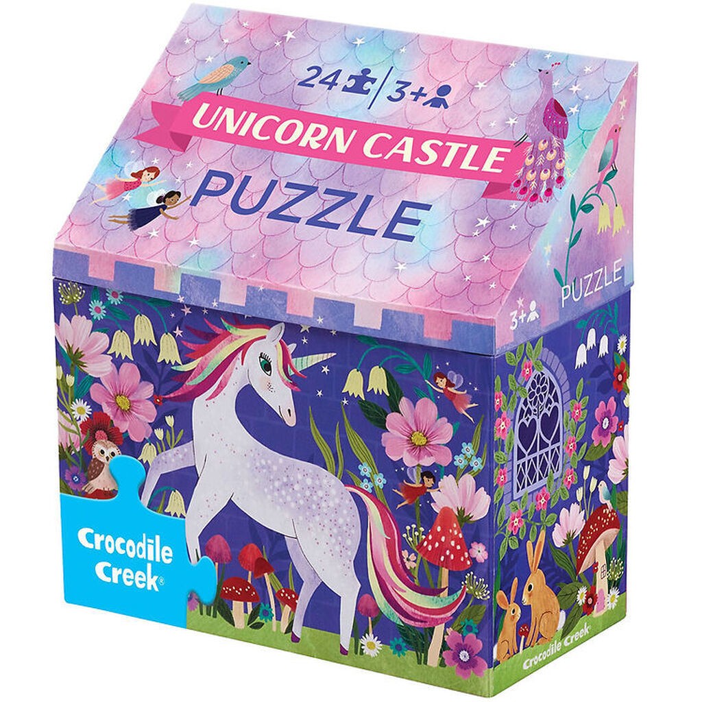 Crocodile Creek Puslespil - 24 Brikker - Unicorn Castle