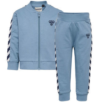 Hummel Sweatsæt - hmlMini - Faded Denim