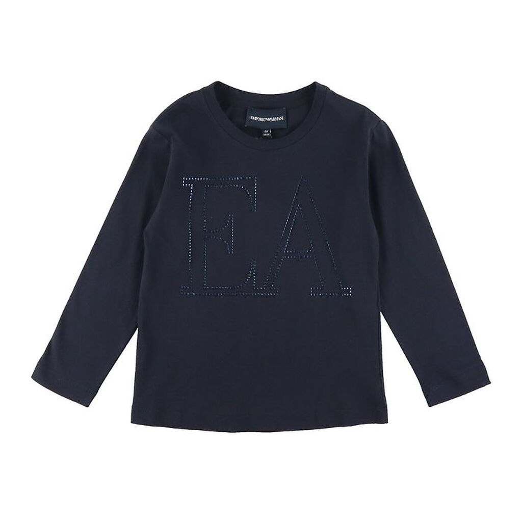 Emporio Armani Bluse - Navy m. Similisten