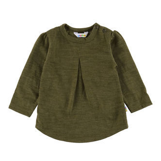 Joha Bluse - Uld - Mos Grøn