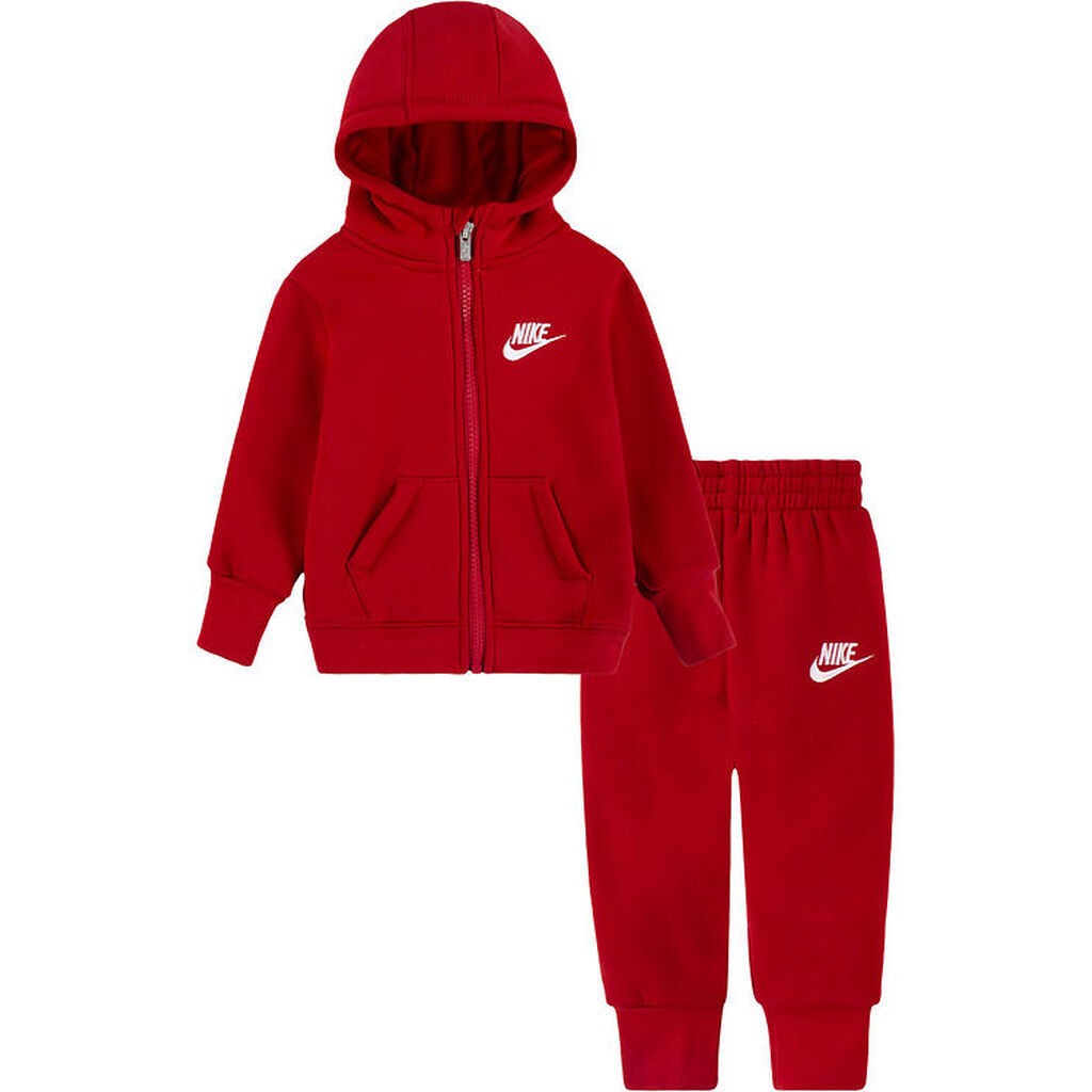 Nike Sweatsæt - Cardigan/Sweatpants - Gym Red