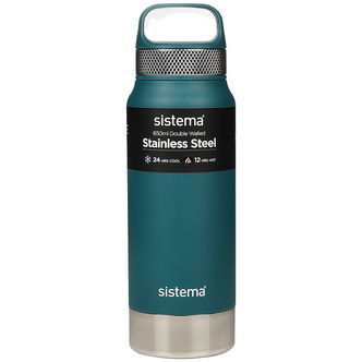 Sistema Termoflaske - Stainless Steel - 650 ml - Grøn