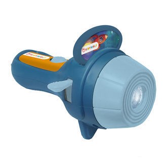 Kidywolf Lommelygte m. Historier - Kidyslide - Blå