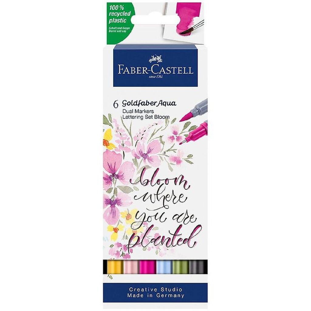 Faber-Castell Tuscher - 6 stk. - Lettering