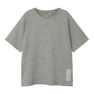 Name It T-Shirt - NkmOvan - Grey Melange m. Print
