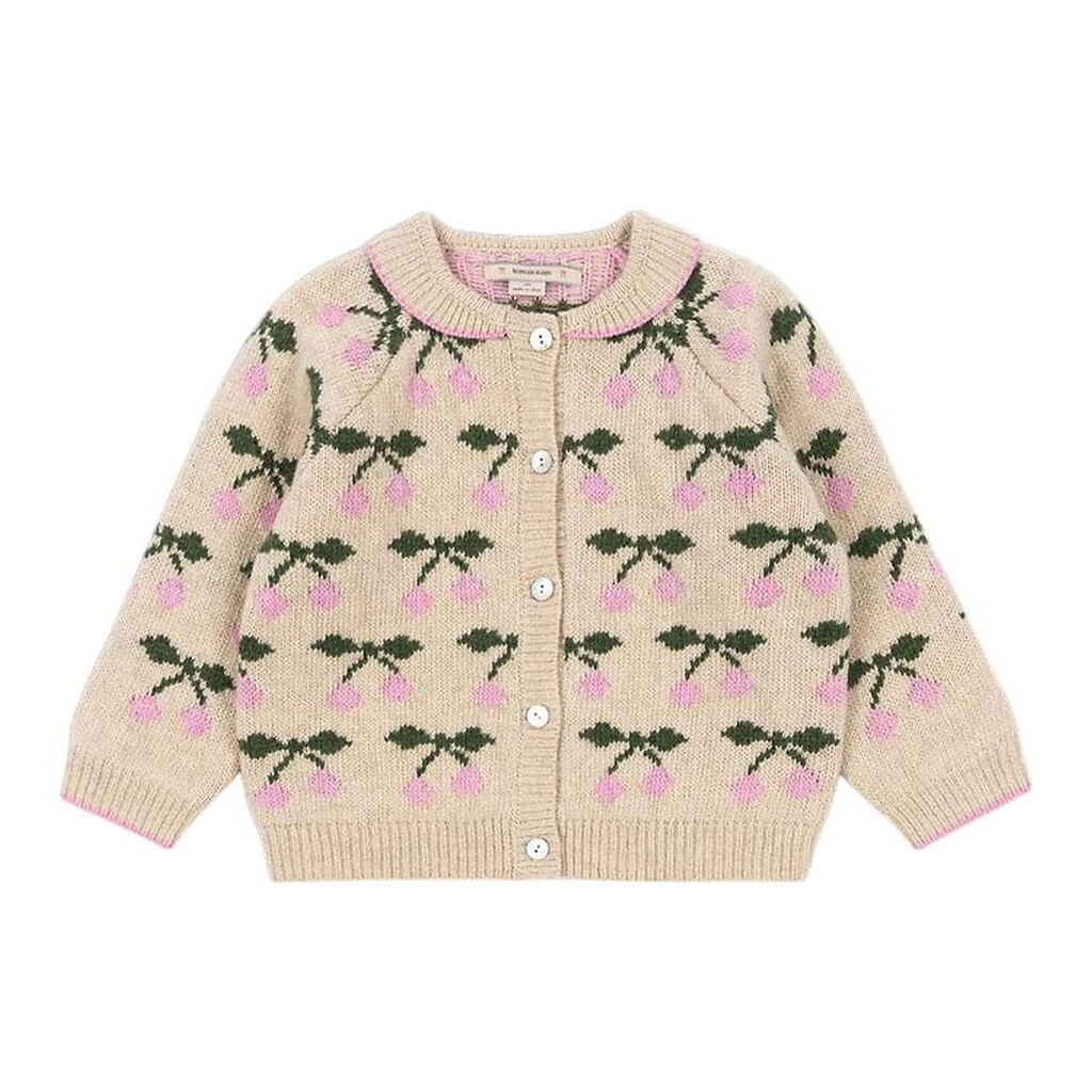 Konges Sløjd Cardigan - Uld - Strik - Belou - Cherry