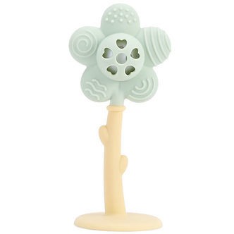 Tiny Tot Bidering - Flower - Sage/Gul