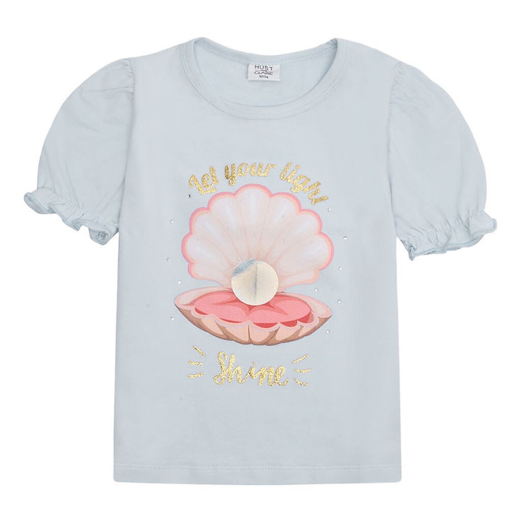 Hust and Claire T-shirt - Alma - Winter Sky m. Glitter