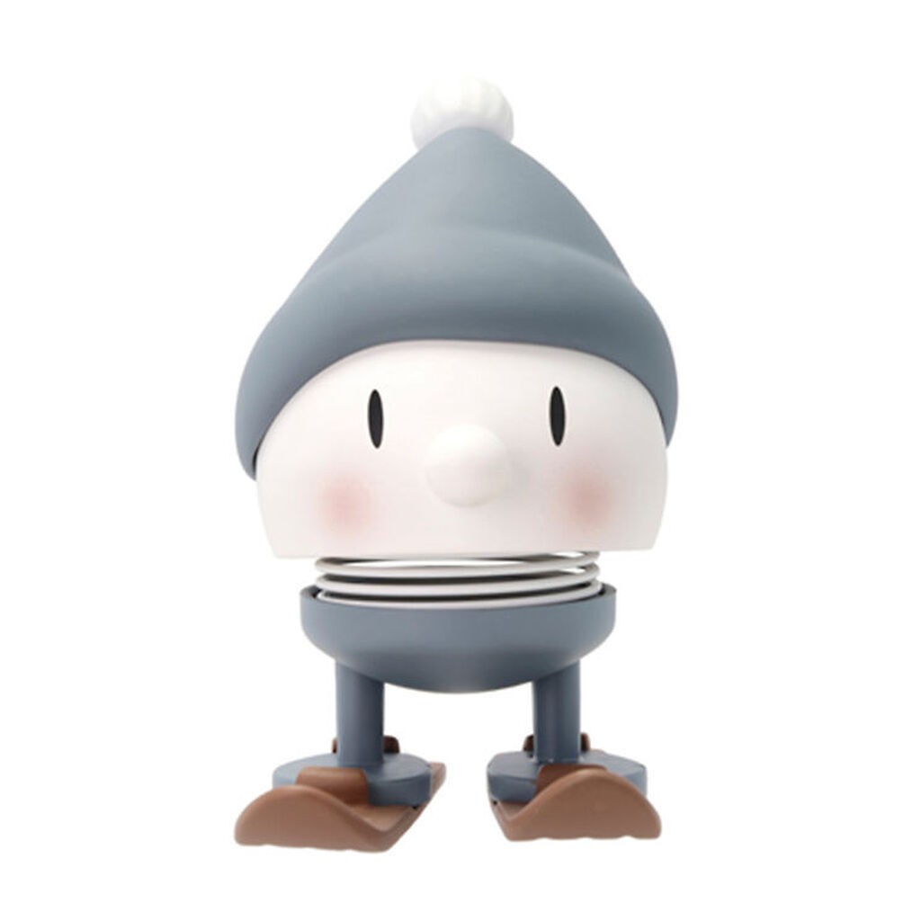 Hoptimist Skiing Bumble - 7,2 cm - Sky