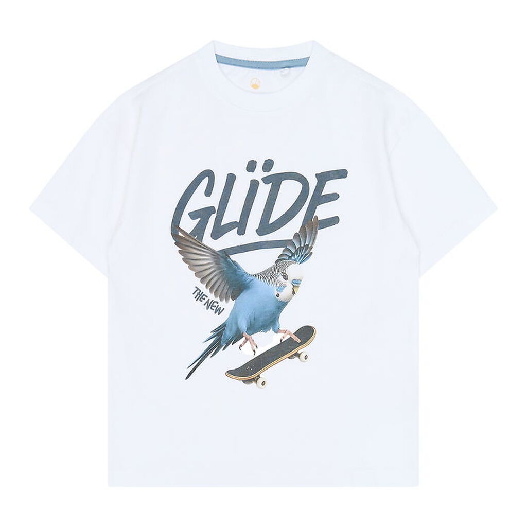 The New T-shirt - TnVince - Bright White m. Print