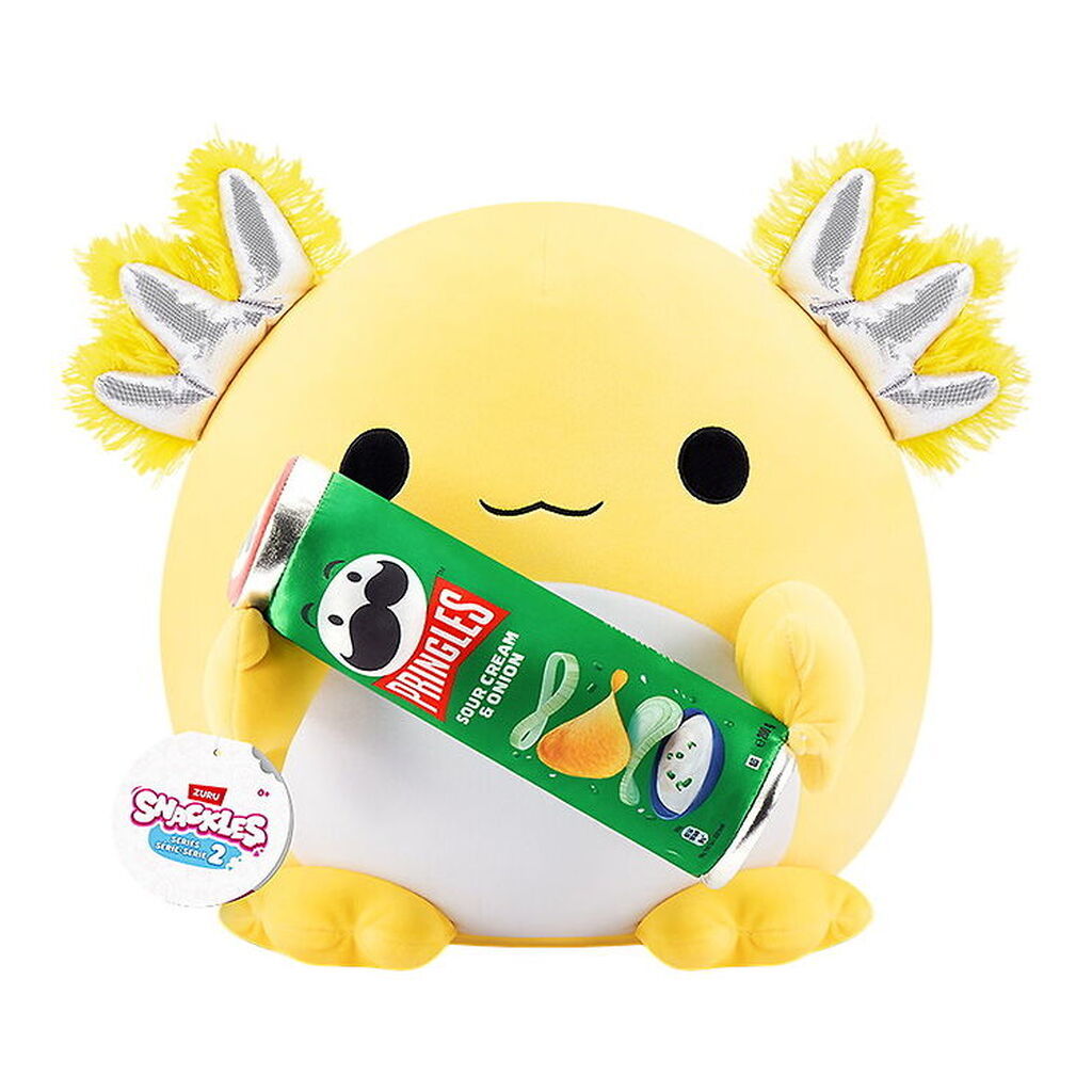 Snackles Bamse - 25 cm - Leon m. Pringles