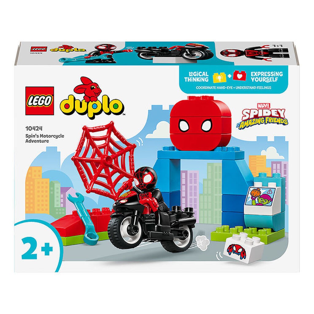 LEGOÂ® DUPLOÂ® Marvel Spider-Man - Spins Motorc... 10424 - 24 Dele