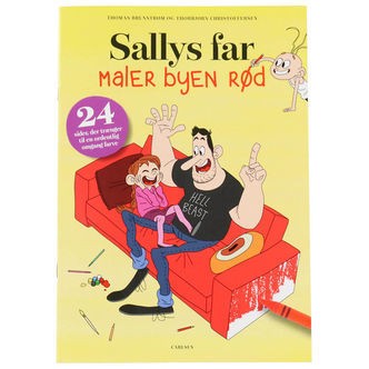 Forlaget Carlsen Malebog - Sallys Far Maler Byen Rød