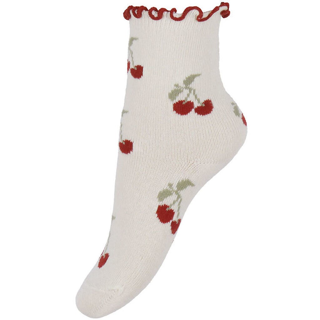 Lil' Atelier Strømper - Nmfdarlene - Turtledove/Cherry