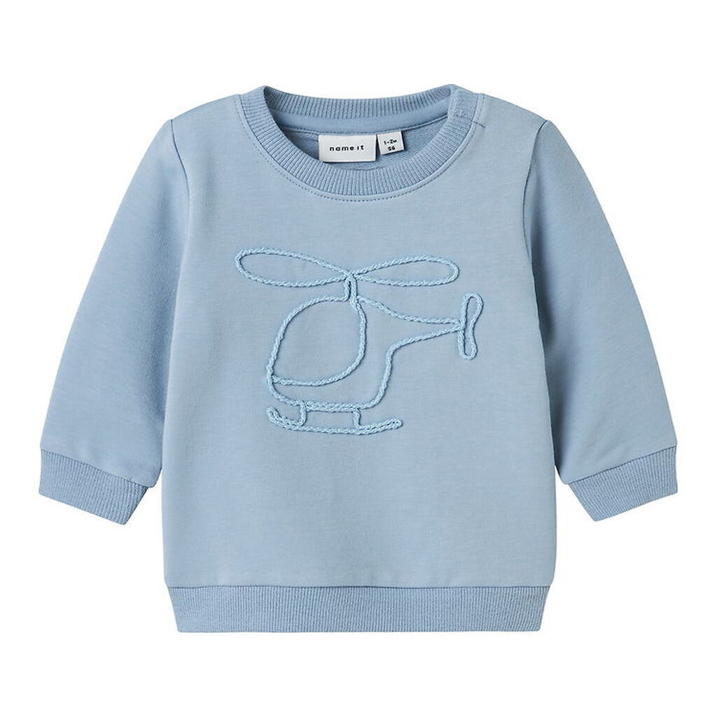 Name It Sweatshirt - NbmKopter - Dusty Blue