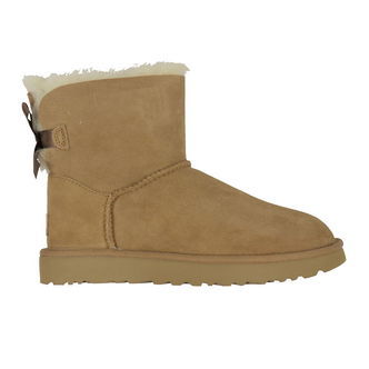 UGG Bamsestøvler - W Mini Bailey Bow II - Chestnut