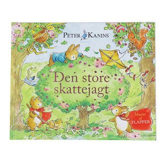 Forlaget Carlsen Bog m. Flapper - Peter Kanin - Den Store Skatte