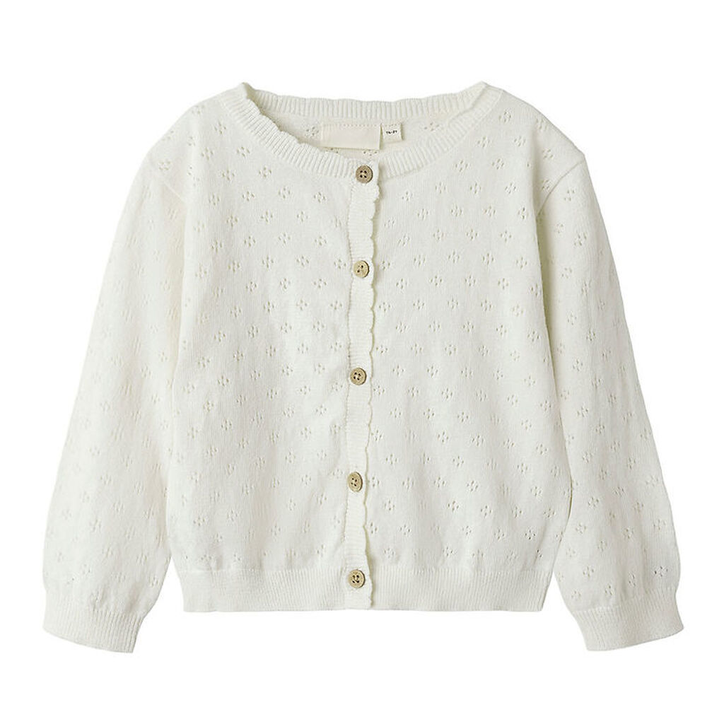 Lil Atelier Cardigan - Strik - NmfGliva - Coconut Milk