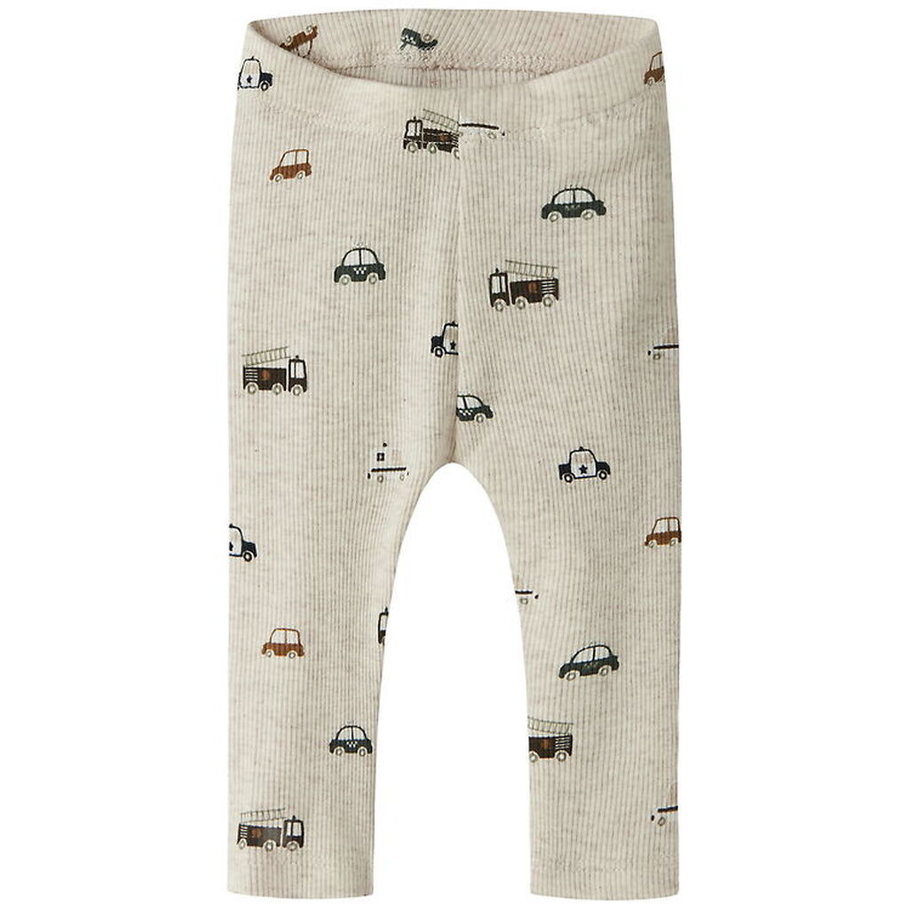 Name It Leggings - Rib - NbmThue - Peyote Melange