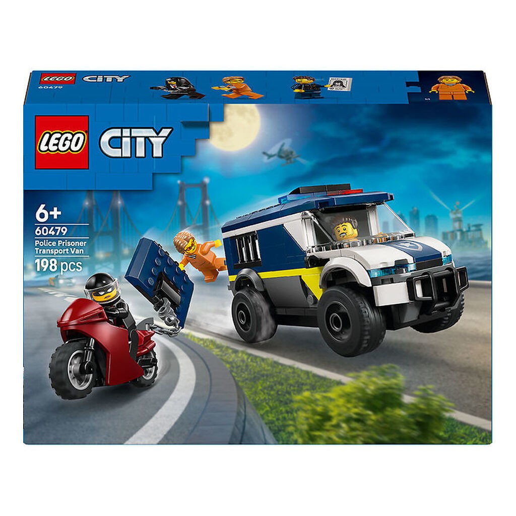 LEGOÂ® City - Politivogn Til Fangetransport 60479 - 198 Dele