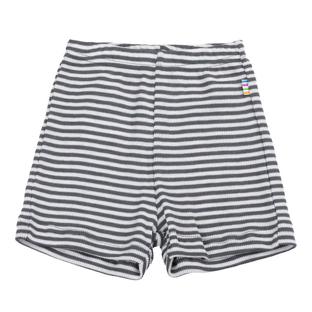 Joha Shorts - Rib - Uld/Silke - Mørkegrå