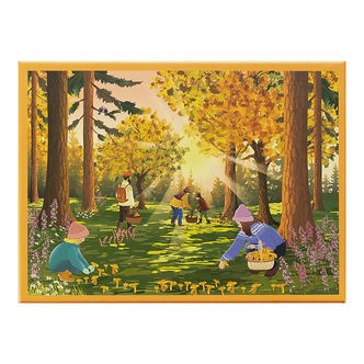 Vissevasse Puslespil - 1000 Brikker - 63x45 cm - Forest Treasure