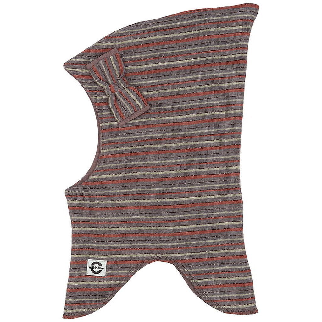 Mikk-Line Elefanthue - Uld/Akryl - 2-lags - Sparrow m. Sløjfe