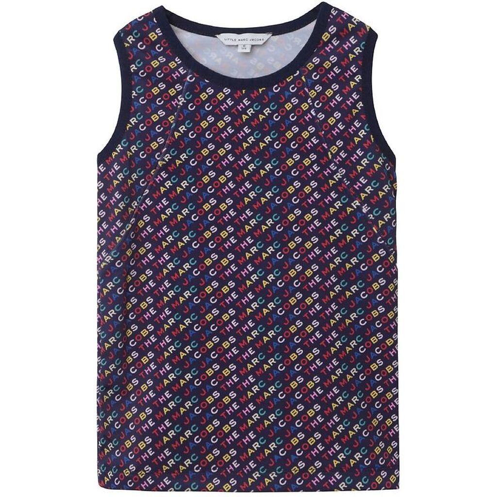 Little Marc Jacobs Badetanktop - Color Factory - Navy m. Logo