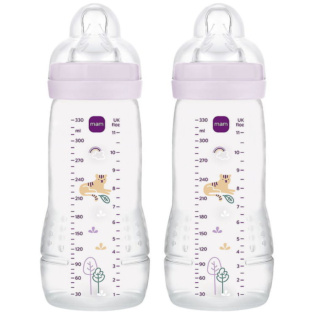 MAM Sutteflasker - 330 ml - 2-pak - Easy Active - Pink