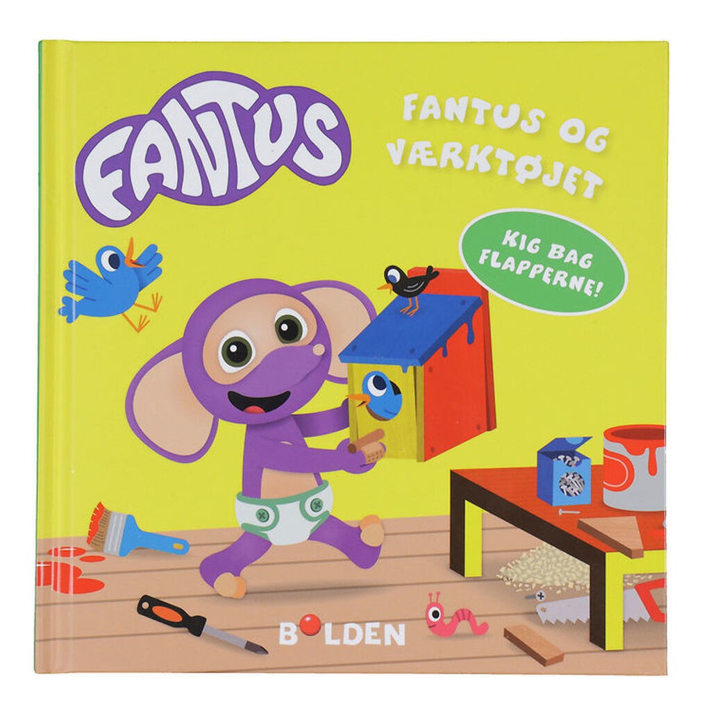 Forlaget Bolden Bog m. Flapper - Fantus Og Værktøjet