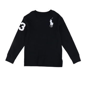 Polo Ralph Lauren Bluse - Sort m. Hvid