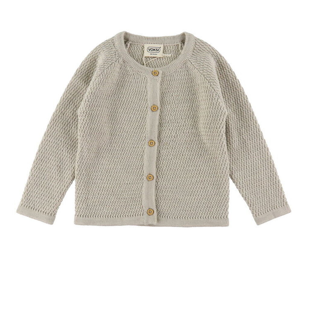 Voksi Cardigan - Uld - Seashell Sand