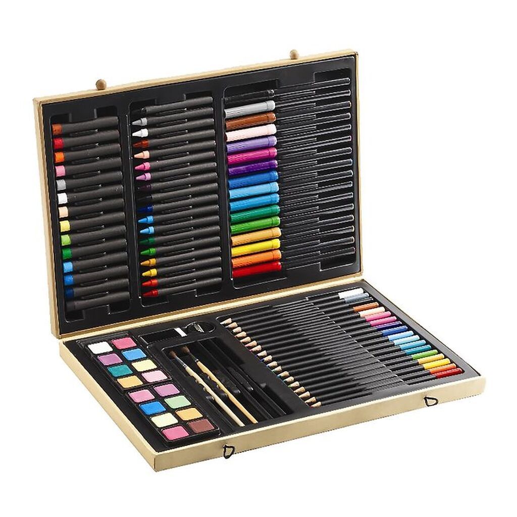 Djeco Farvesæt - 88 dele - Mulifarvet