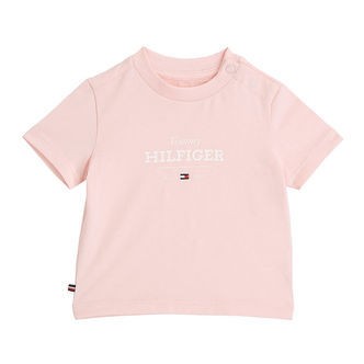 Tommy Hilfiger T-shirt - Monotype 1985 Logo - Precious Pink